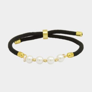 دستبند طلا 18 عیار زنانه با بند بافت مایا ماهک مدل MB1908